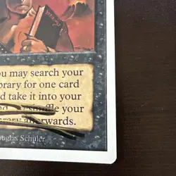 MTG: Shadow Signed By Douglas Schuler - Unlimited Demonic Tutor - LP+ - - Image 5