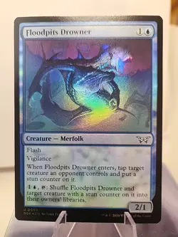 Floodpits Drowner Duskmourn: House of Horror Foil - Image 1