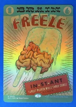 MTG Brain Freeze Foil Countdown Kit: An Encyclopedia of Magic 0002 RARE - Image 1
