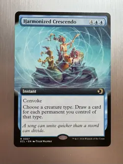 Harmonized Crescendo - 357 - MTG: Lorwyn Eclipsed - Extended Art - Rare -Regular - Image 1