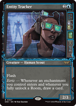 Entity Tracker (SHOWCASE) #307 | NM Near Mint | DSK Duskmourn Magic MTG - Image 1