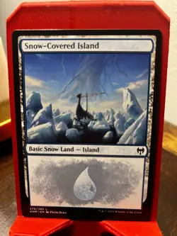 Snow-Covered Island-Kaldheim-Regular-278-LP - Image 1