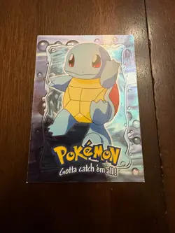 1999 Topps Pokemon Movie Edition Squirtle Stage 1 Holo Card #07 E7 of 12 - Image 1