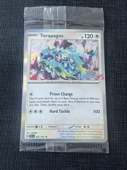 Terapagos [Horizons] Sealed Pokemon Card - Surging Sparks - 161/191 - Image 1