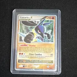 Pokemon Lucario LV.X Diamond & Pearl DP12 Promo Holo HP 110 2007 EN - Image 1