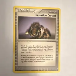 Pokemon Cessation Crystal Trainer Uncommon 74/100 Crystal Guardians Regular 2006 - Image 1