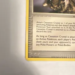 Pokemon Cessation Crystal Trainer Uncommon 74/100 Crystal Guardians Regular 2006 - Image 2