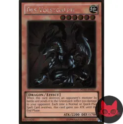 Yugioh Des Volstgalph PGLD-EN061 Gold Rare NM - Image 1