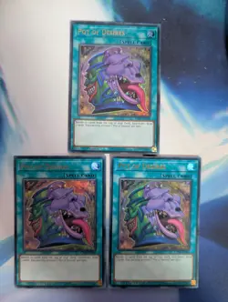 YuGiOh! Pot of Desires CT14-EN004 Ultra RAre x3 PLAYSET - Image 1