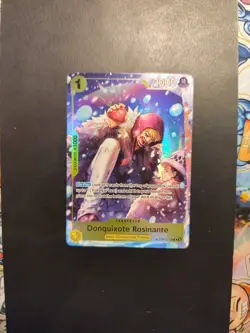 One Piece Tcg English Op14 Donquixote Rosinante Treasure Rare alt art Op12-108 - Image 2