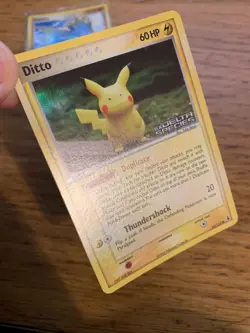NM! Ditto (63/113) EX Delta Species Stamped Reverse Holo Rare Pokemon Card! - Image 3