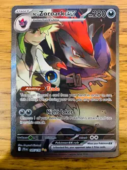 NM! N's Zoroark Ex (185/159) Journey Together Special Illustration Pokemon Card! - Image 1
