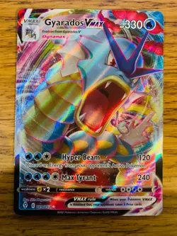 NM! Gyarados VMAX (029/203) Evolving Skies Full Art Ultra Rare Pokemon Card! - Image 1