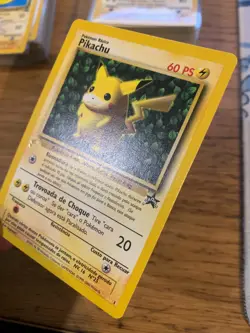 NM! Portuguese Pikachu No.1 World Collection 2000 Black Star Promo Pokemon Card! - Image 4