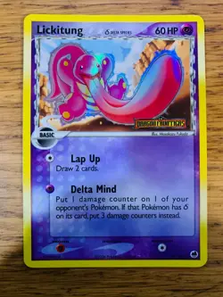 NM! Lickitung (19/101) EX Dragon Frontiers Stamped Reverse Holo Pokemon Card! - Image 1