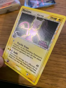 NM! Mewtwo (24/110) EX Holon Phantoms Stamped Reverse Holo Delta Pokemon Card! - Image 5