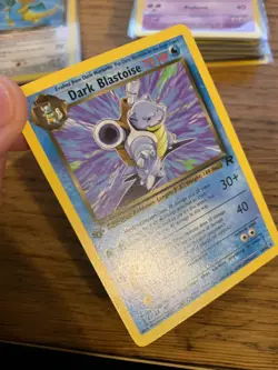 NM! 1st Edition Dark Blastoise (20/82) Team Rocket Set Rare Pokemon Card! - Image 3
