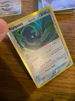 NM! Rayquaza (16/110) EX Holon Phantoms Delta Species Holo Pokemon Card! - Image 3