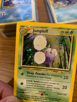 1st Edition Jumpluff (7/111) Holo Neo Genesis Set Pokemon Card! FREE P&P! - Image 4