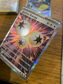 NM! Ignition Energy (124/094) Phantasmal Flames Full Art Rare Pokemon Card! - Image 4