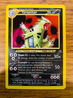 Tyranitar (12/75) Holo Neo Discovery Set Pokemon Card! FAST & FREE P&P! - Image 1