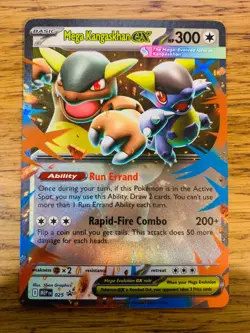 NM! Mega Kangaskhan ex MEP 025 Mega Evolutions Double Rare Promo Pokemon Card! - Image 1