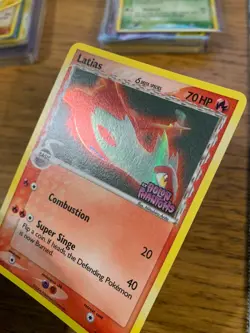 NM! Latias (21/110) EX Holon Phantoms Stamped Reverse Holo Delta Pokemon Card! - Image 4