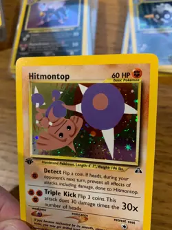 1st Edition Hitmontop (3/75) Holo Neo Discovery Set Pokemon Card! FREE P&P! - Image 5