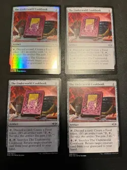 MTG- The Underworld Cookbook x4 - MH2 (One is FOIL) - Image 1