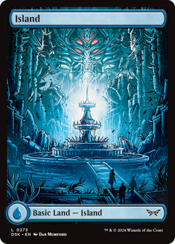 Island #273 | Near Mint FOIL | DSK Duskmourn Magic MTG - Image 1