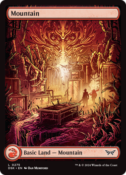 Mountain #275 | Near Mint FOIL | DSK Duskmourn Magic MTG - Image 1