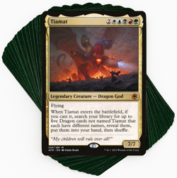 ***Custom Commander Deck*** Tiamat - Dragons - EDH MTG Magic Cards - Image 1