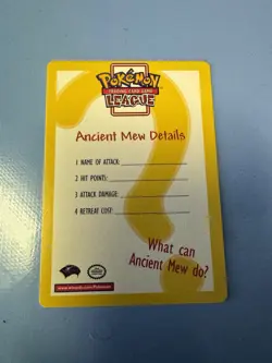 Ancient Mew Pokemon Promo Card Great Condition 2000 Nintendo Game Freak Wizards - Image 4