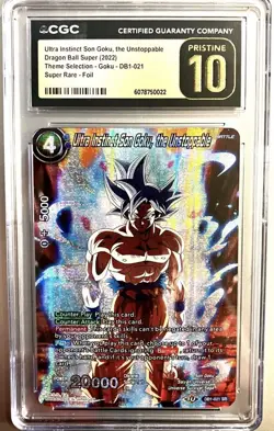 3 DBS Slabs & 4 DBS/Pokemon Singles (Custom Listing) Son Goku, Kakarot Gem Mint - Image 1
