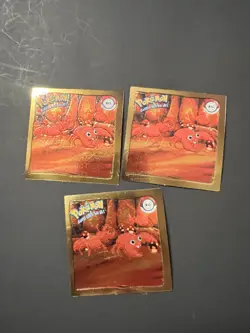 1999 Artbox Pokemon Action Flipz Gold Trim Sticker Lot(40)Prism, Rainbow, Holo - Image 3