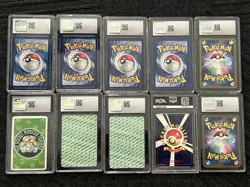 Pokemon Graded Card Lot 37 total cards. - Image 2