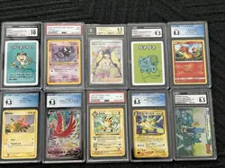 Pokemon Graded Card Lot 37 total cards. - Image 3