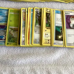 Pokemon Cards 100+ With Tin See Pics excellent used condition see photos - Image 3