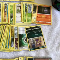 Pokemon Cards 100+ With Tin See Pics excellent used condition see photos - Image 4
