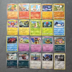 Pokemon Cards Lot Torchic Chimchar Rockruff Kadabra Mega Evolution Destined Rivl - Image 1
