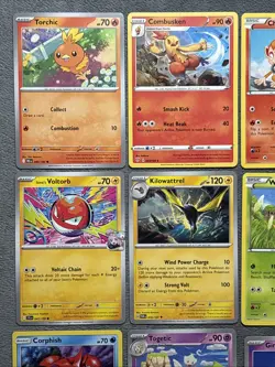 Pokemon Cards Lot Torchic Chimchar Rockruff Kadabra Mega Evolution Destined Rivl - Image 2
