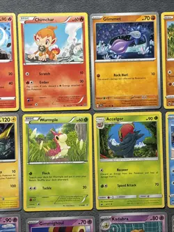 Pokemon Cards Lot Torchic Chimchar Rockruff Kadabra Mega Evolution Destined Rivl - Image 3