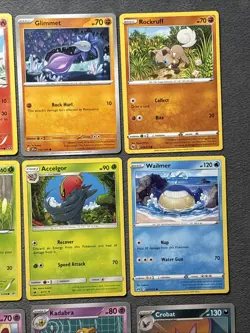 Pokemon Cards Lot Torchic Chimchar Rockruff Kadabra Mega Evolution Destined Rivl - Image 4