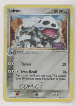 Lairon Reverse Foil Pokemon EX Holon Phantoms #45 2006 - Image 1