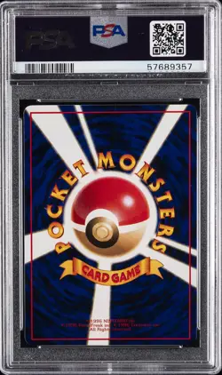 1998 POKEMON JPN VENDING SER III #77 PONYTA PSA 10 - Image 2