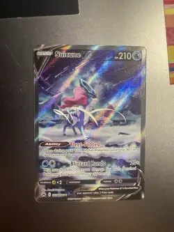 Pokemon Suicune V GG38/GG70 Full Art Gallarian Gallery Crown Zenith - Image 5
