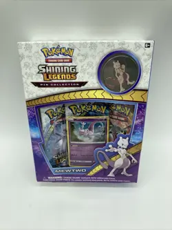 Pokemon TCG Shining Legends Mewtwo Pin Collection (Please Read) - Image 1
