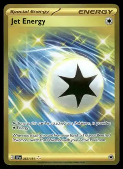 Pokemon Cards Jet Energy 252/191 Surging Sparks Hyper Rare NM - Image 1