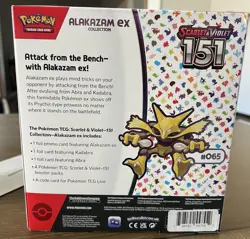 Pokemon TCG Scarlet & Violet 151 Alakazam ex Collection Booster Box - NIB - Image 2