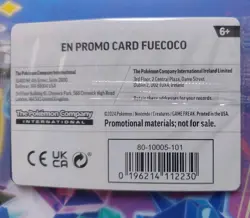 Sprigatito 191 + Fuecoco 192 Black Star Surging Pokemon Horizons Stamp -SEALED - Image 5